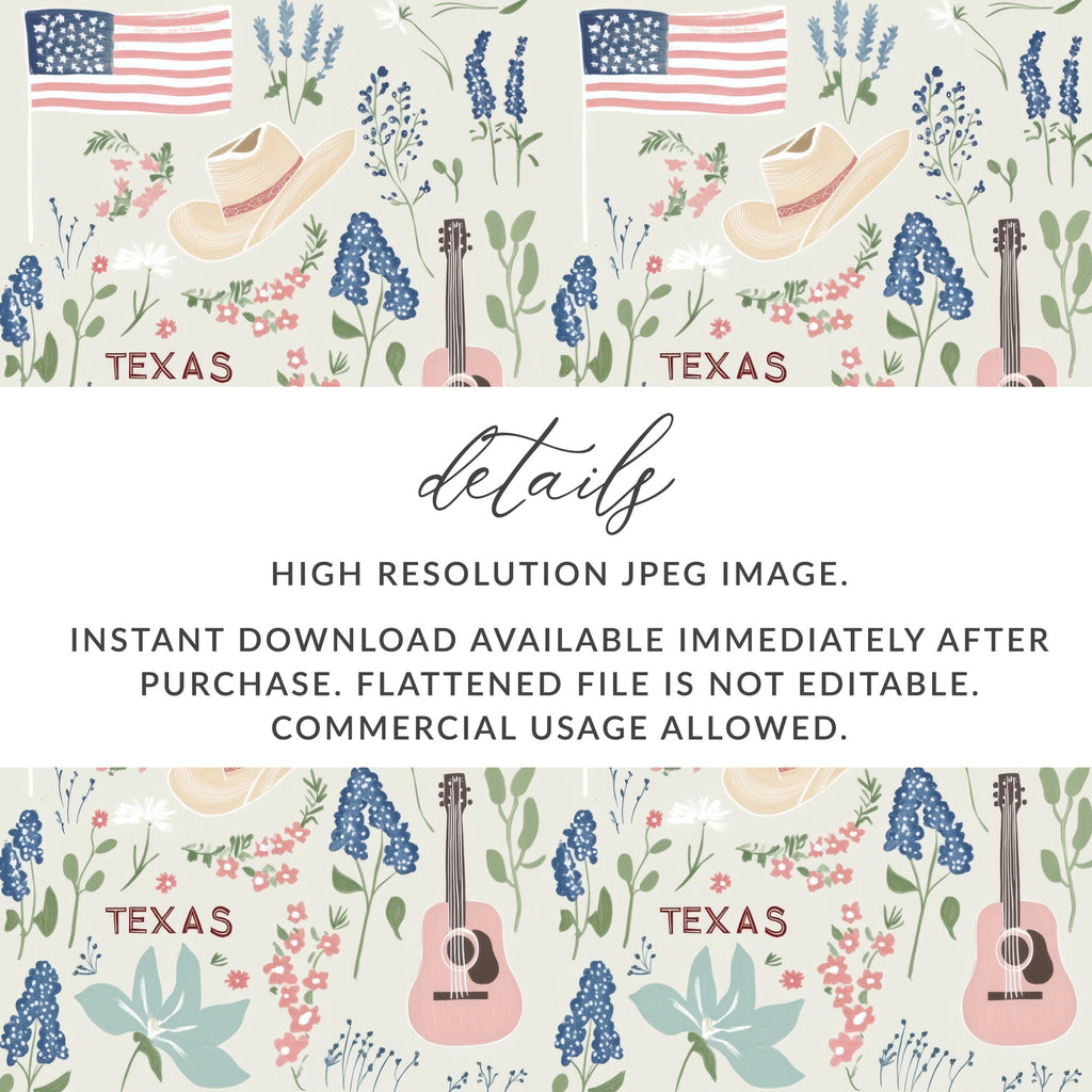 Patriotic Texas Theme High Resolution JPEG Image Download