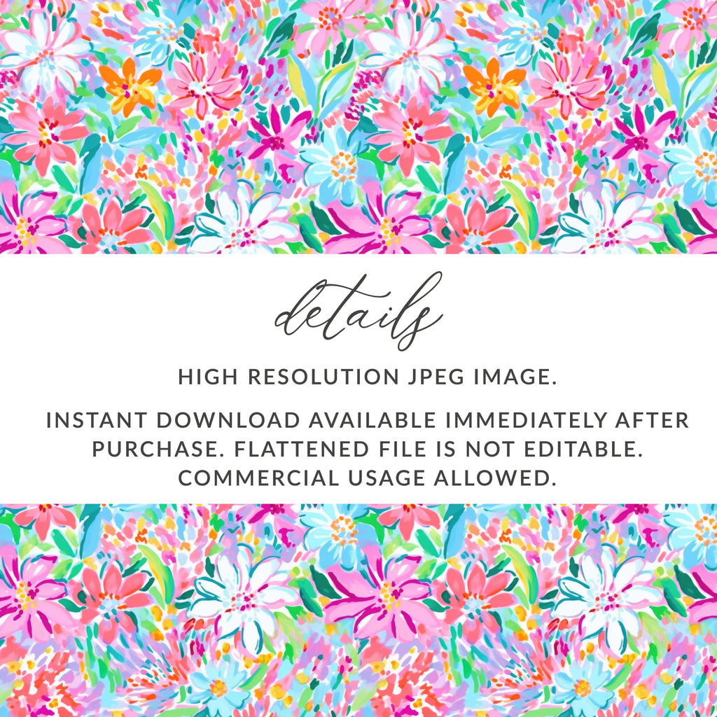 High Resolution Floral JPEG Image for Instant Download