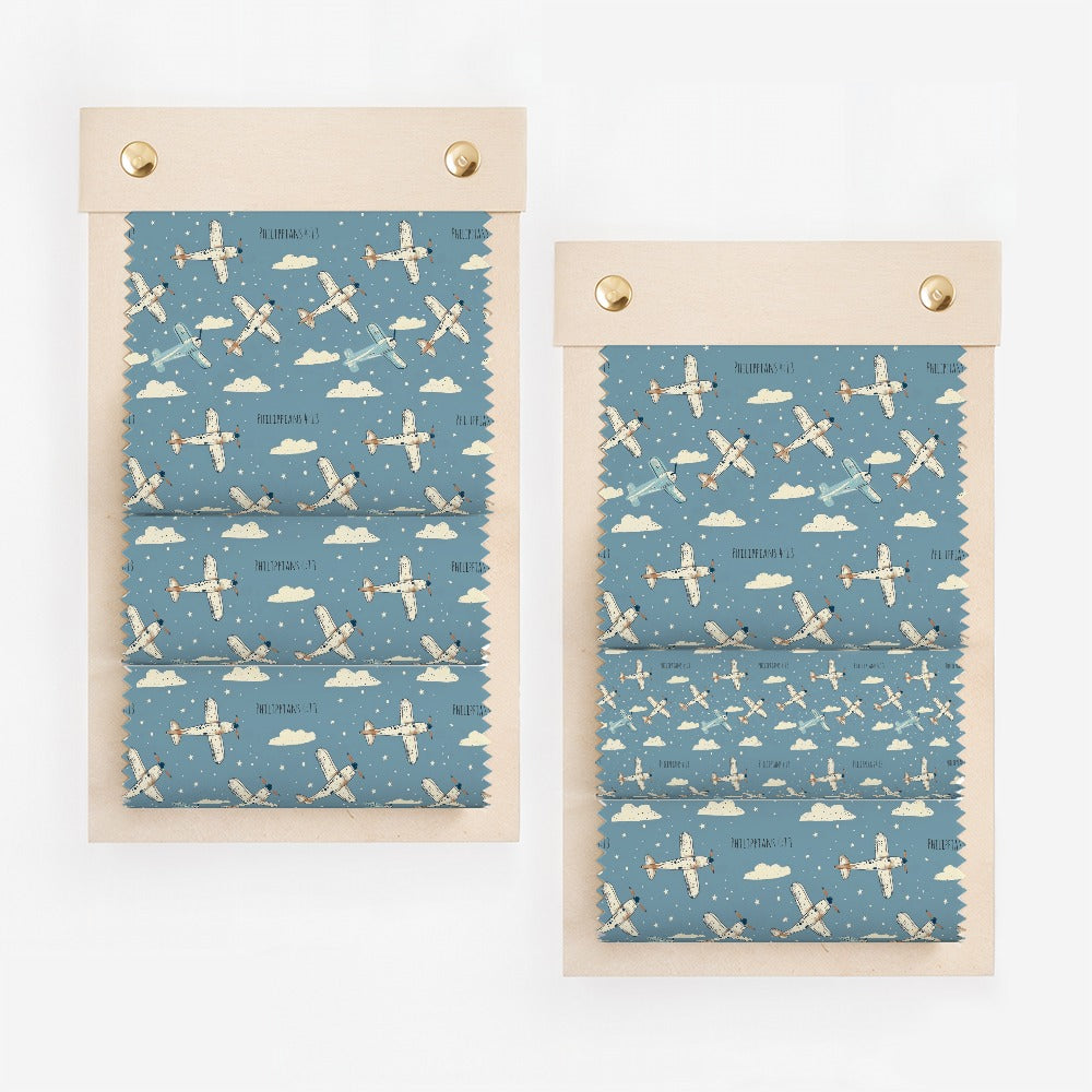 Airplanes Flying Clouds Blue Sky Philippians 4:13 Pattern product type