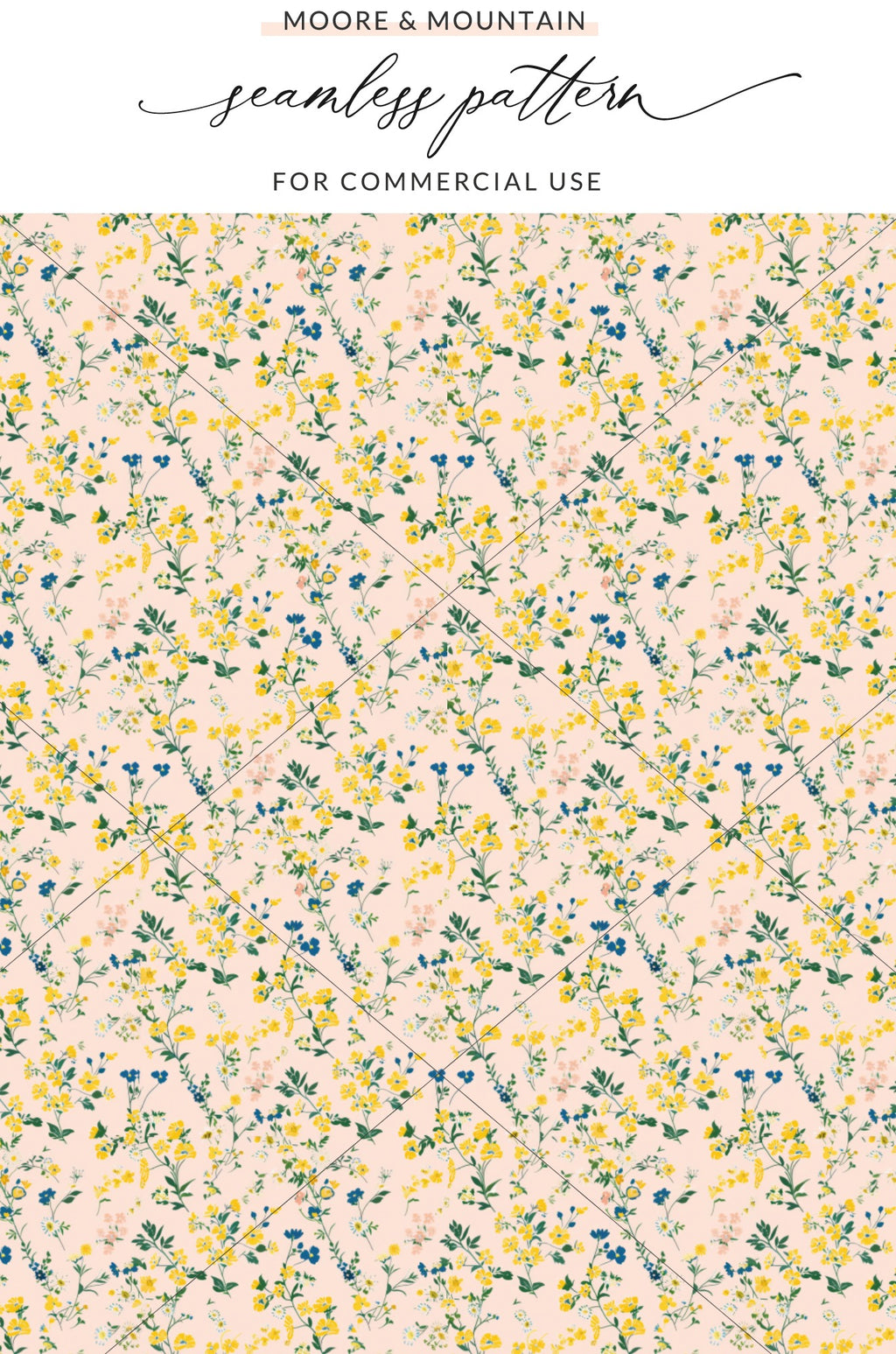 Floral Seamless Pattern for Commercial Use Design
