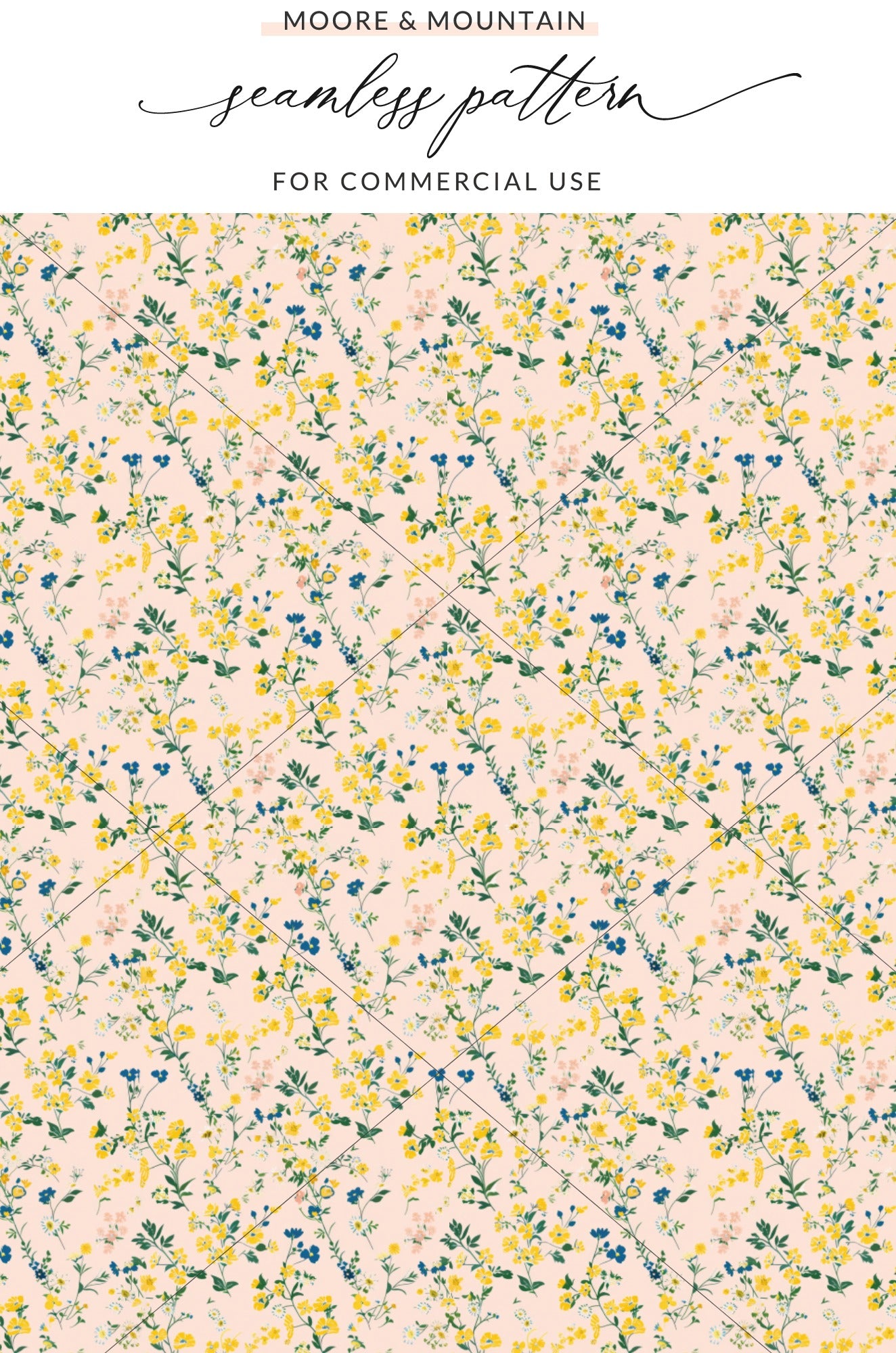 Floral Seamless Pattern for Commercial Use Design