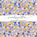 Colorful Floral Seamless Pattern by Moore and Mountain
