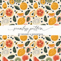Vibrant Summer Fruits Seamless Pattern product