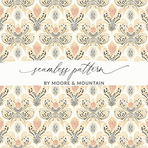 Intricate Floral Seamless Pattern by Moore & Mountain