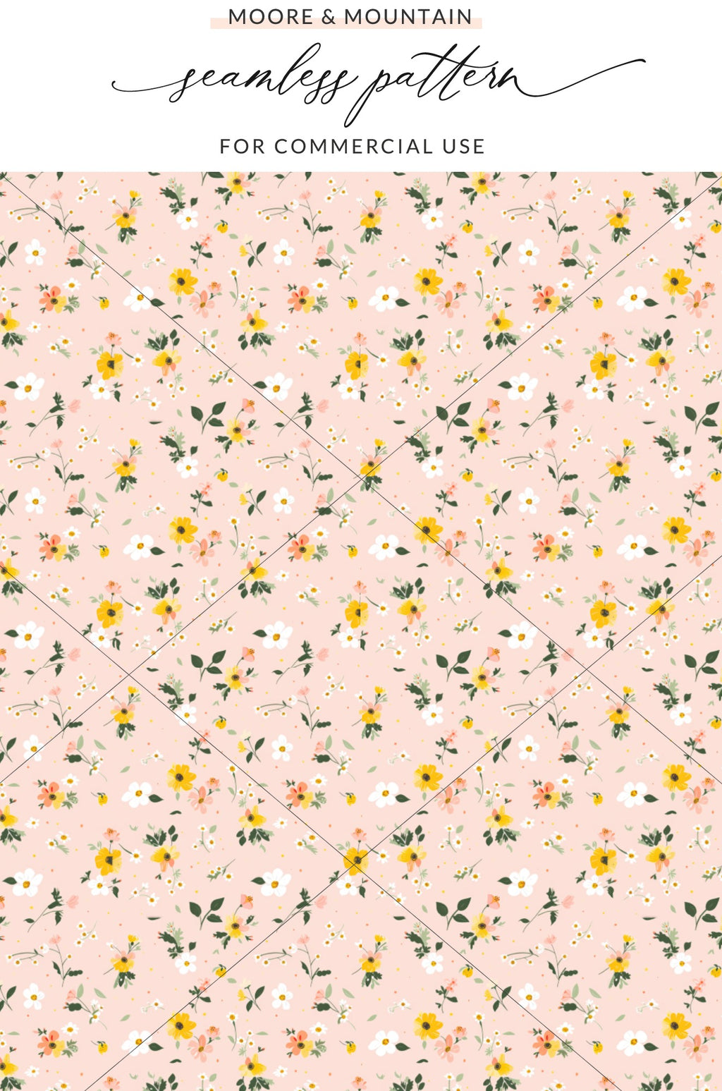 Floral Seamless Pattern for Commercial Use Design