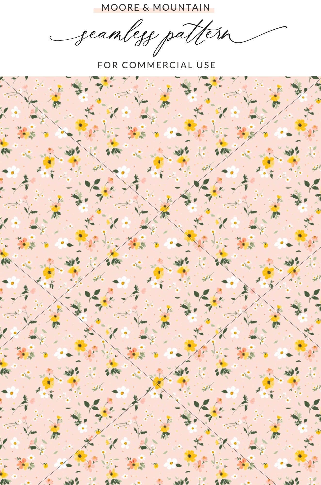 Floral Seamless Pattern for Commercial Use Design