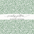 Green Leafy Seamless Pattern by Moore & Mountain