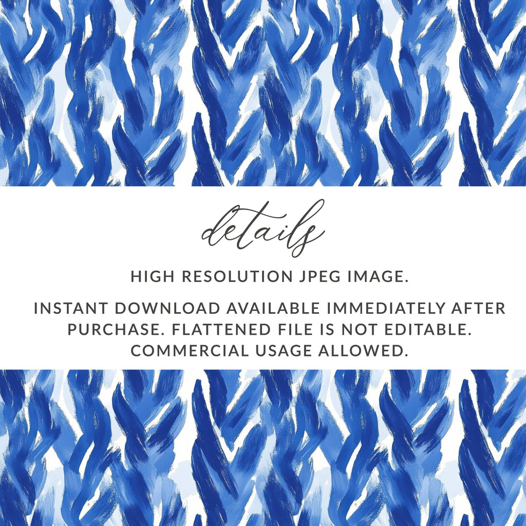 Abstract Brushstrokes Blue Textured Pattern Abstract Surface Digital - Moore and Mountain