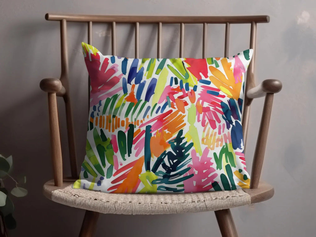 Abstract Brushstrokes Digital Paper, Colorful Seamless Pattern, Modern Art Print, Fabric Design, Scrapbooking, Digital Download - Moore and Mountain