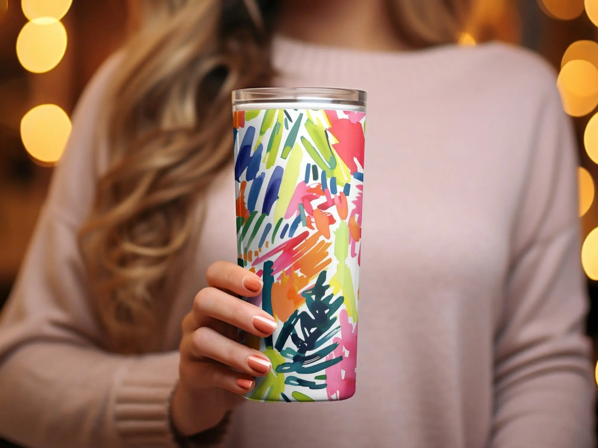 Abstract Brushstrokes Digital Paper, Colorful Seamless Pattern, Modern Art Print, Fabric Design, Scrapbooking, Digital Download - Moore and Mountain