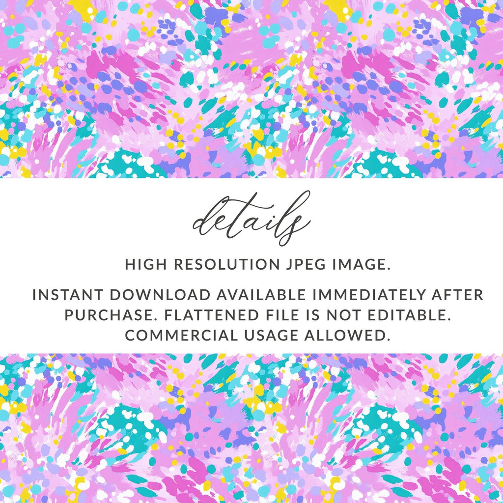 Abstract Digital Paper, Pastel Pattern, Pink Yellow Teal Purple Abstract, Scrapbook Paper, Fabric Print, Digital Download - Moore and Mountain