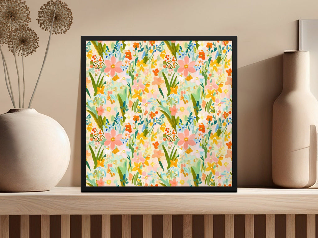 Abstract Floral Fiesta Seamless Pattern a Versatile Artistic Design - Moore and Mountain