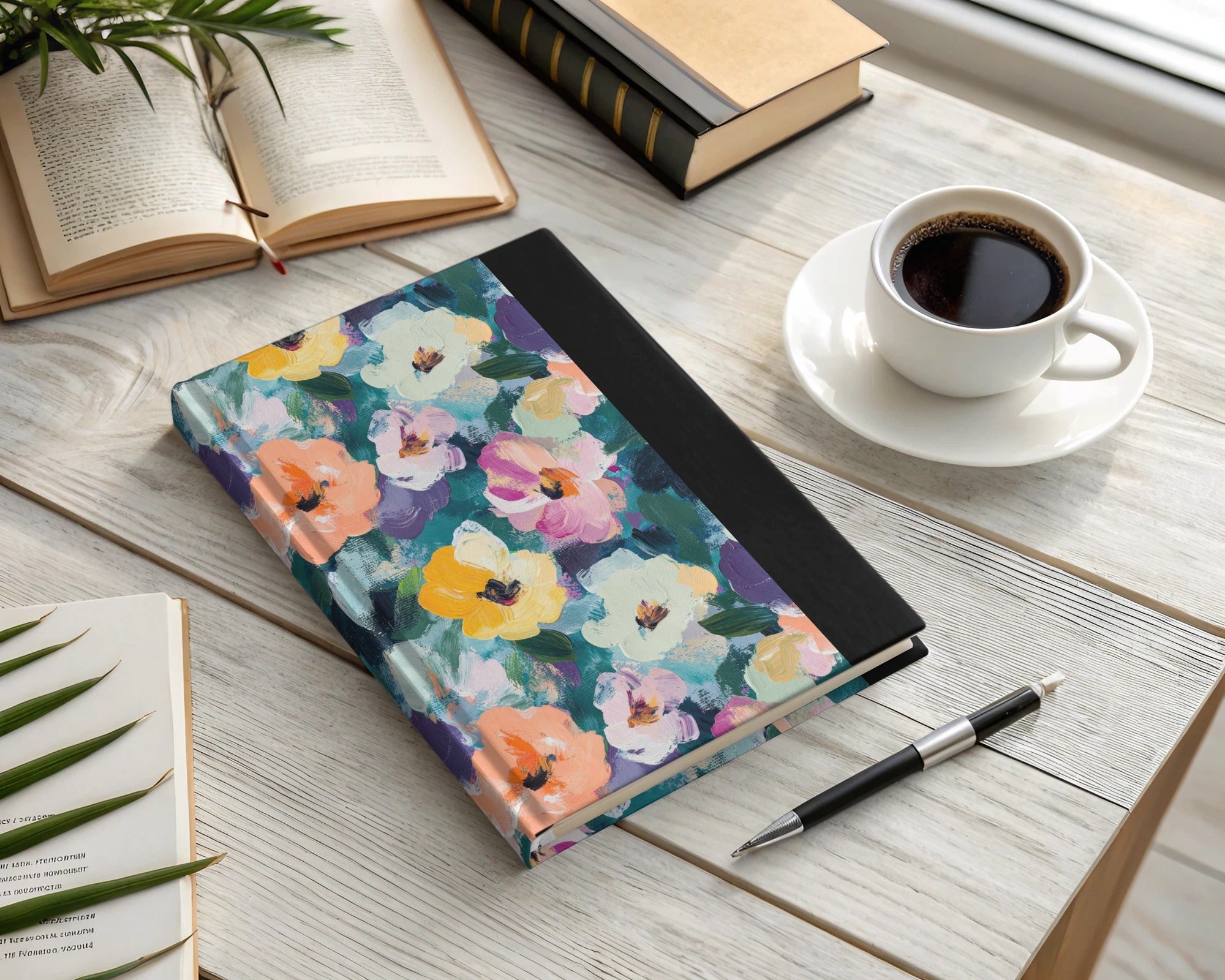 Abstract Painted Floral Spring Flowers Impression Digital - Moore and Mountain