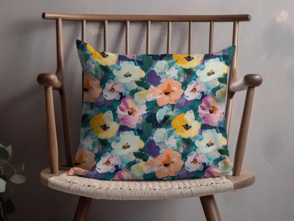 Abstract Painted Floral Spring Flowers Impression Digital - Moore and Mountain