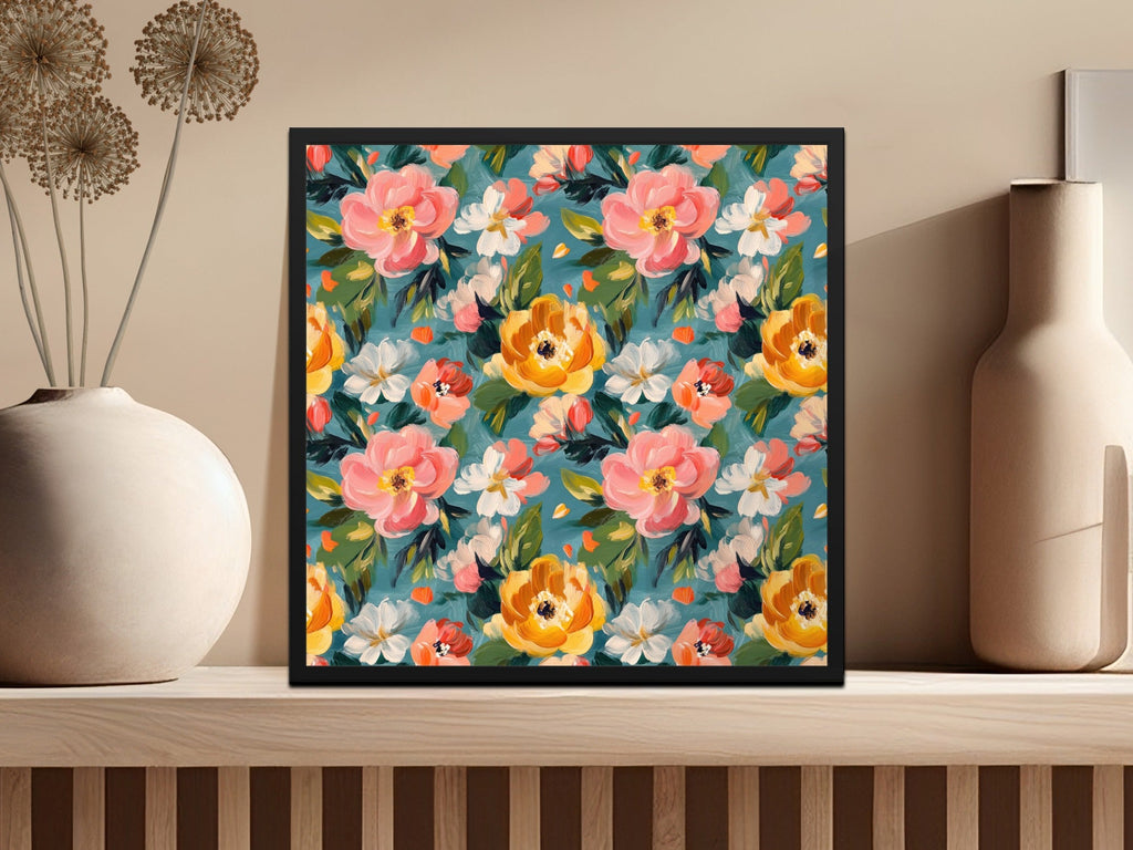 Abstract Painted Floral Spring Pattern for Your Project Digital - Moore and Mountain