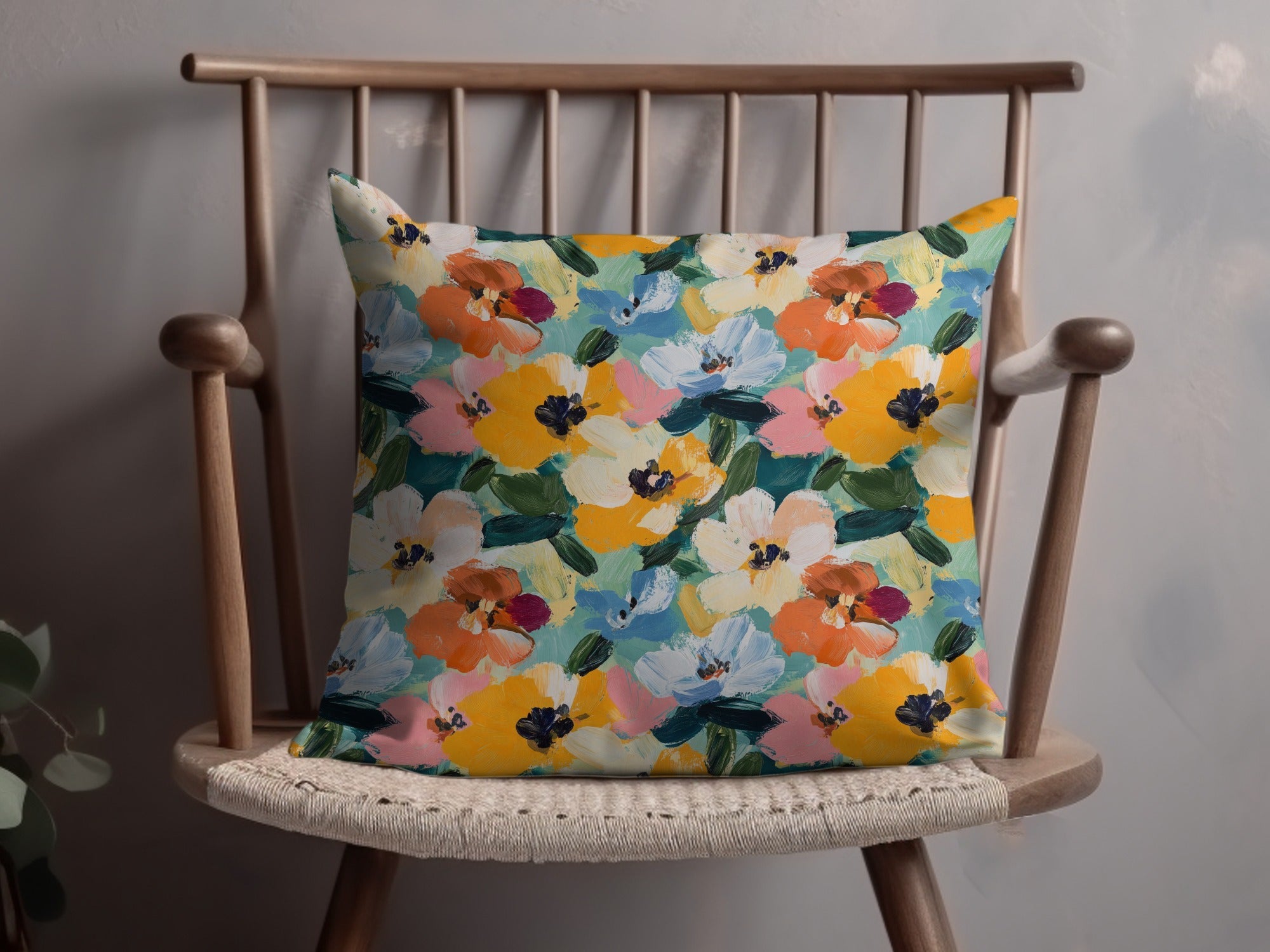 Abstract Painted Spring Floral Bloom Seamless Design - Moore and Mountain