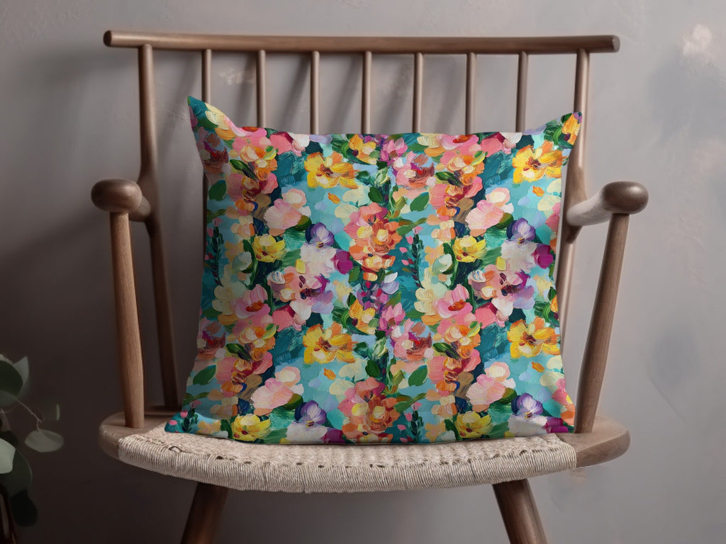 Abstract Painted Spring Floral Jewel Tones Art - Moore and Mountain