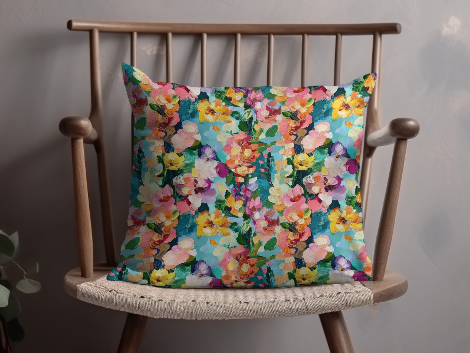 Abstract Painted Spring Floral Jewel Tones Art - Moore and Mountain