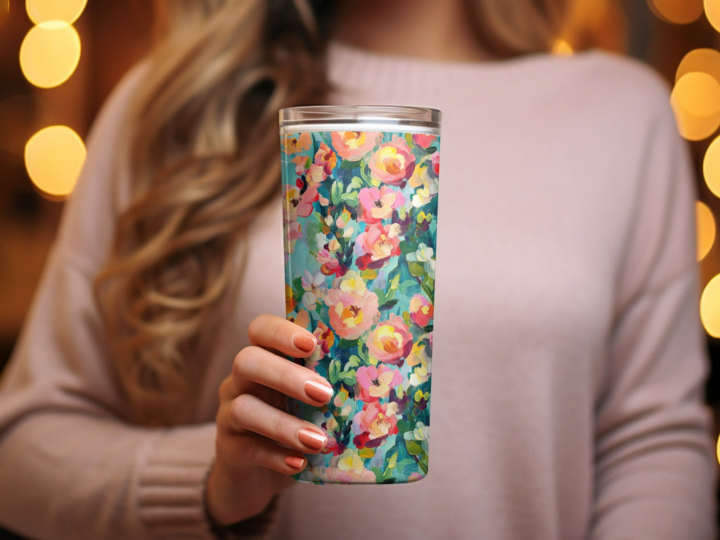 Abstract Painted Spring Floral Jewel Tones Art - Moore and Mountain