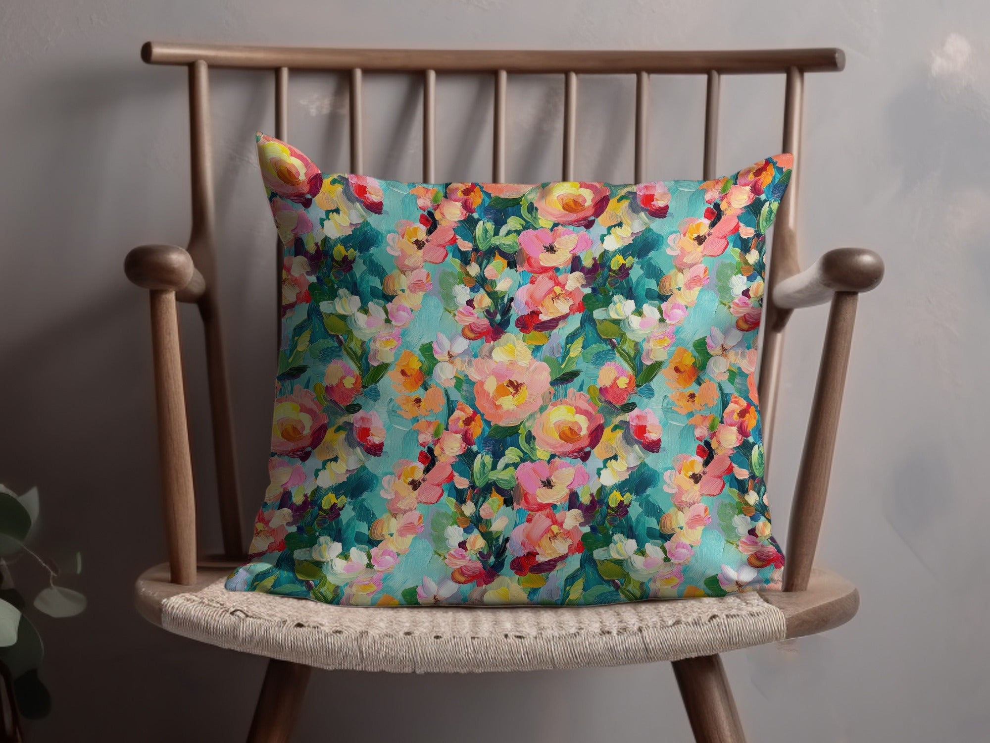 Abstract Painted Spring Floral Jewel Tones Art - Moore and Mountain