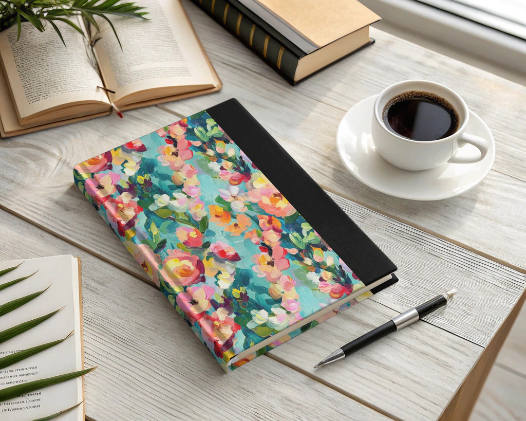 Abstract Painted Spring Floral Jewel Tones Art - Moore and Mountain