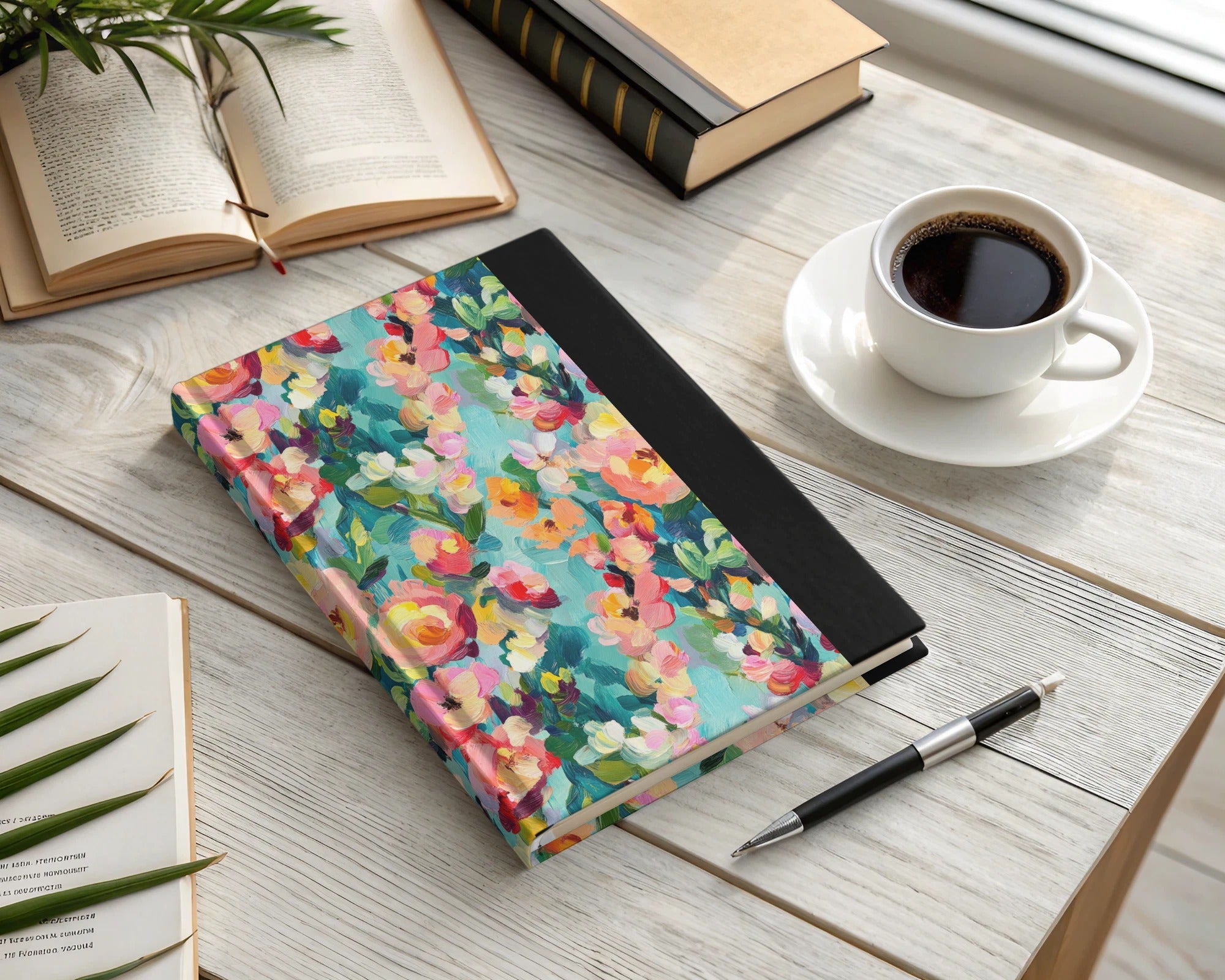 Abstract Painted Spring Floral Jewel Tones Art - Moore and Mountain