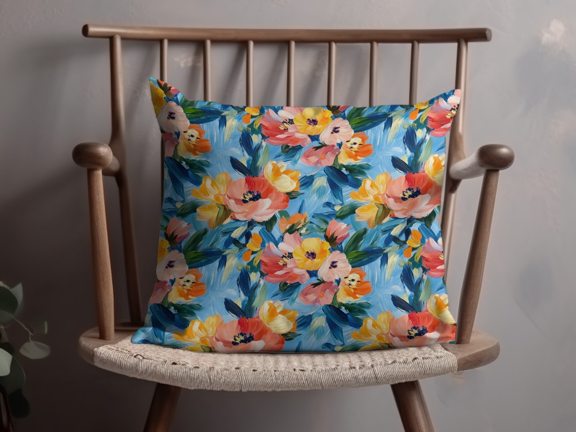 Abstract Painted Spring Floral Pattern for Home Decor - Moore and Mountain