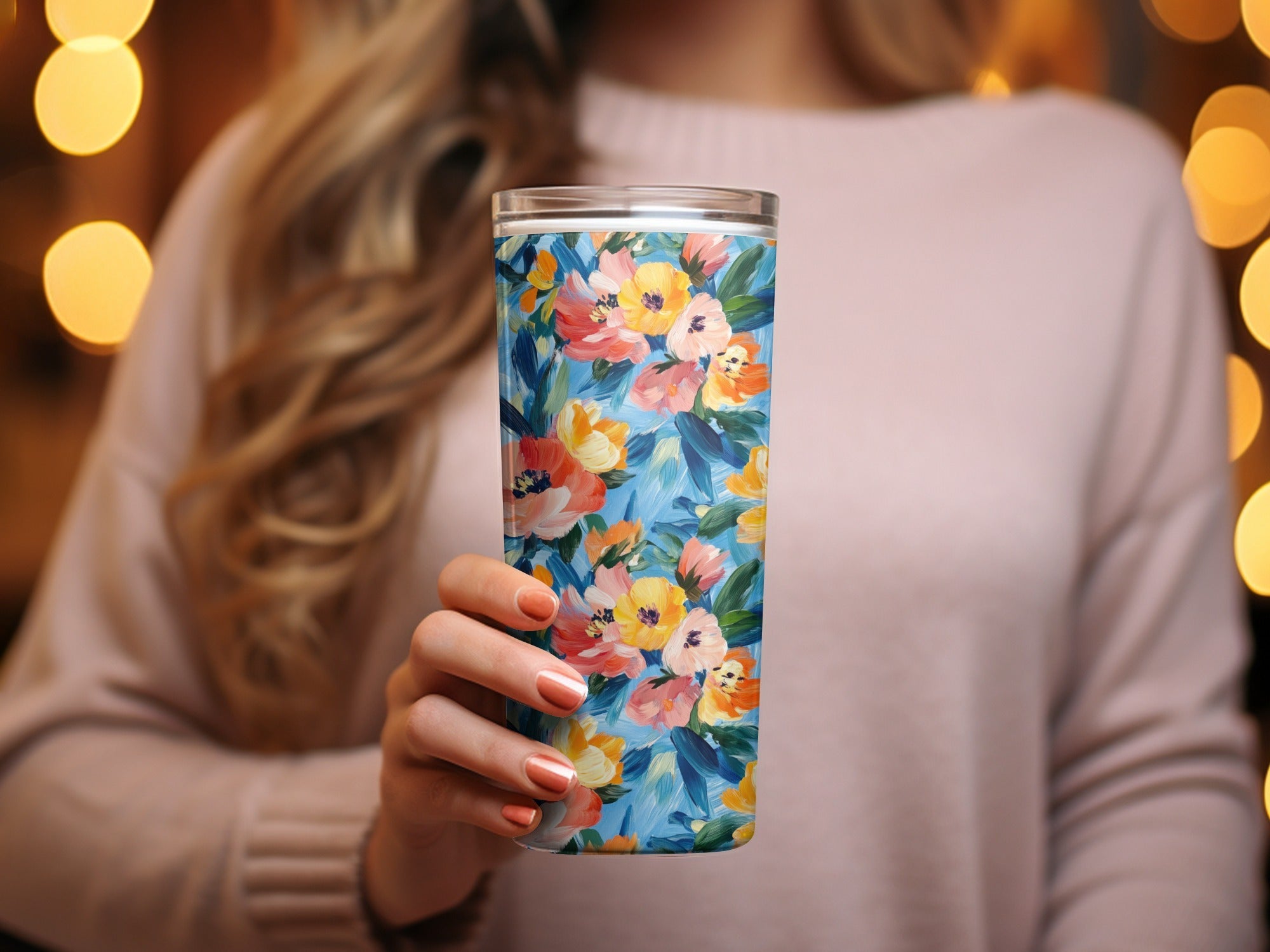 Abstract Painted Spring Floral Pattern for Home Decor - Moore and Mountain