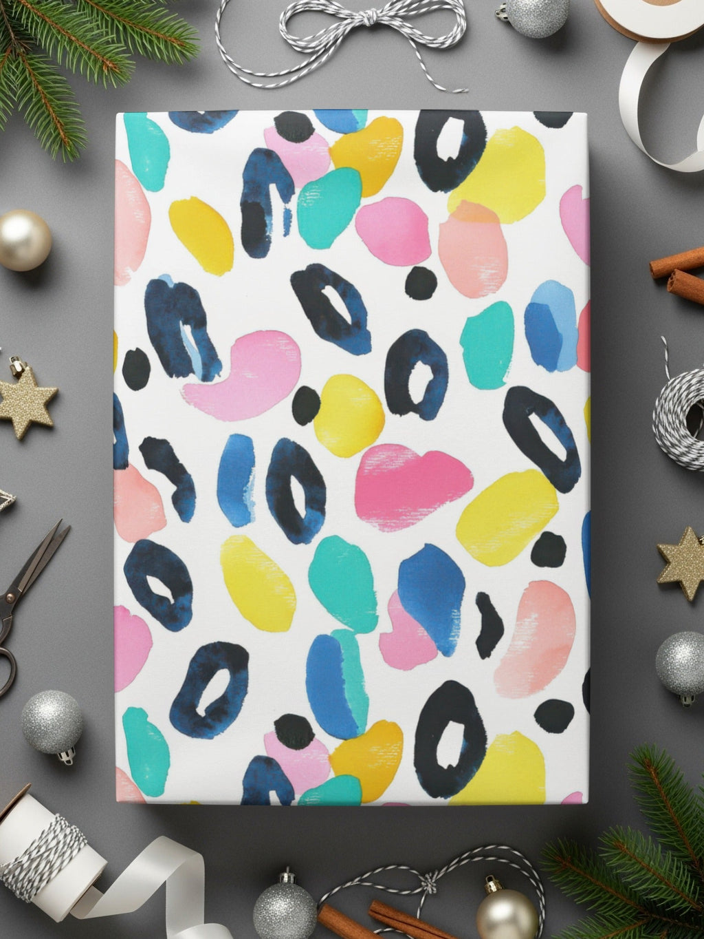 Abstract Patterned Seamless Design With Colorful Shapes Digital - Moore and Mountain