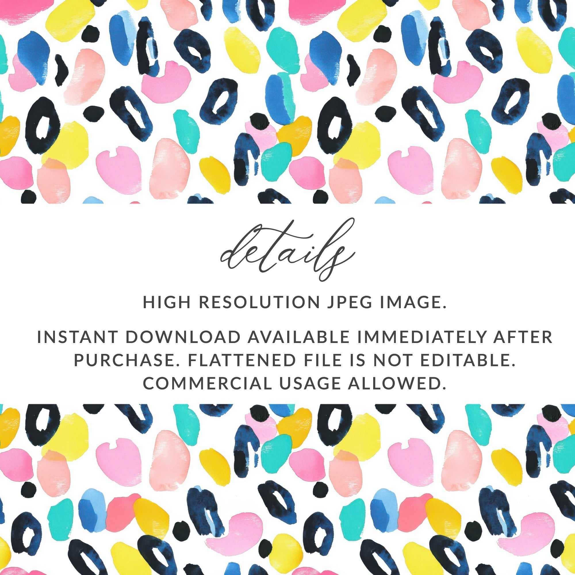 Abstract Patterned Seamless Design With Colorful Shapes Digital - Moore and Mountain