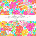 Vibrant Floral Seamless Pattern by Moore & Mountain