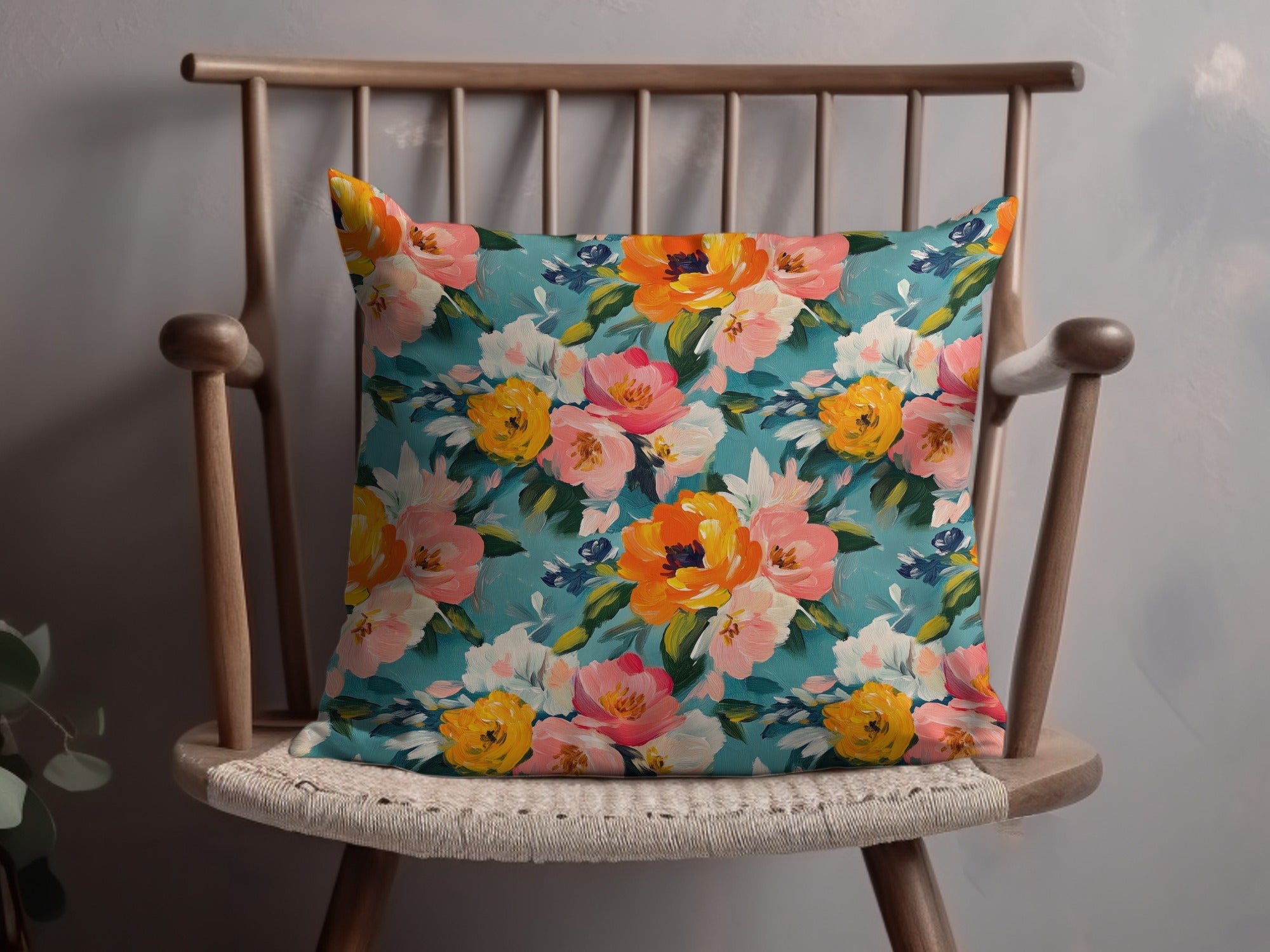 Acrylic Floral Garden Spring Art Design Colorful Pattern - Moore and Mountain