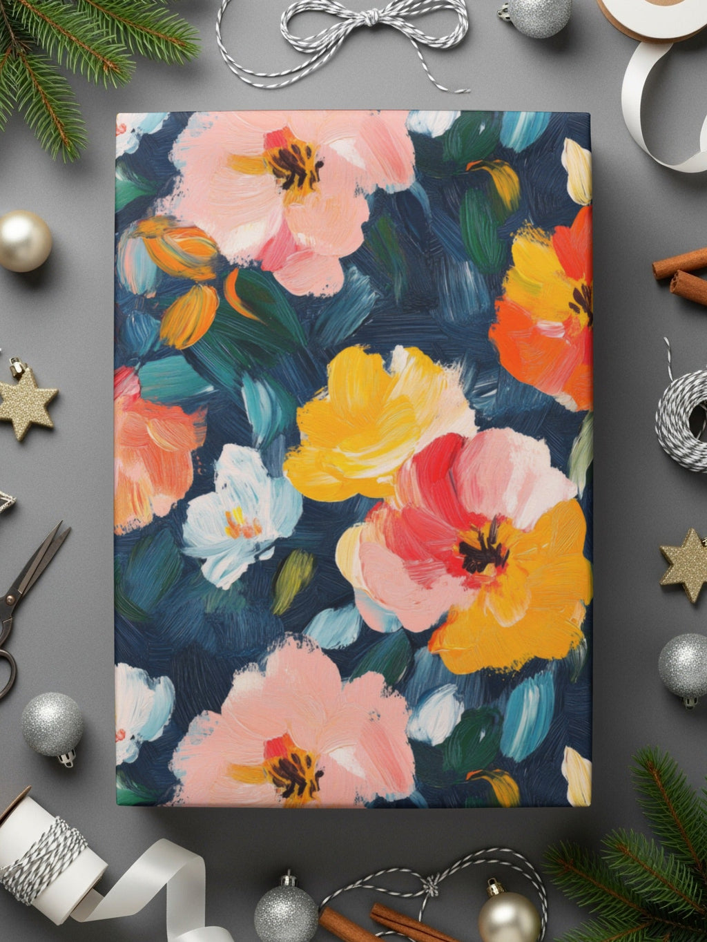 Acrylic Floral Spring Bloom Impressionist Style Digital - Moore and Mountain