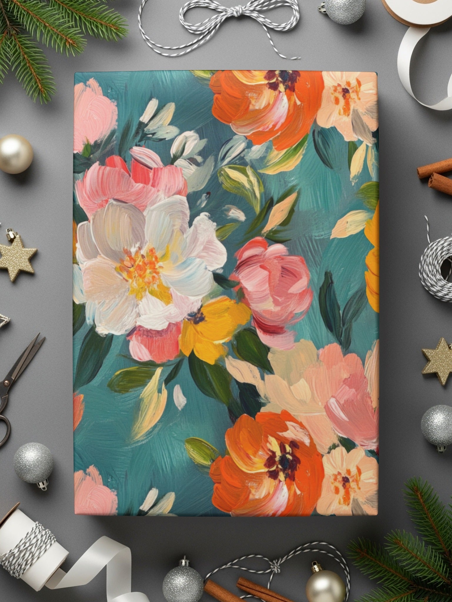 Acrylic Floral Spring Flower Art Seamless Texture - Moore and Mountain