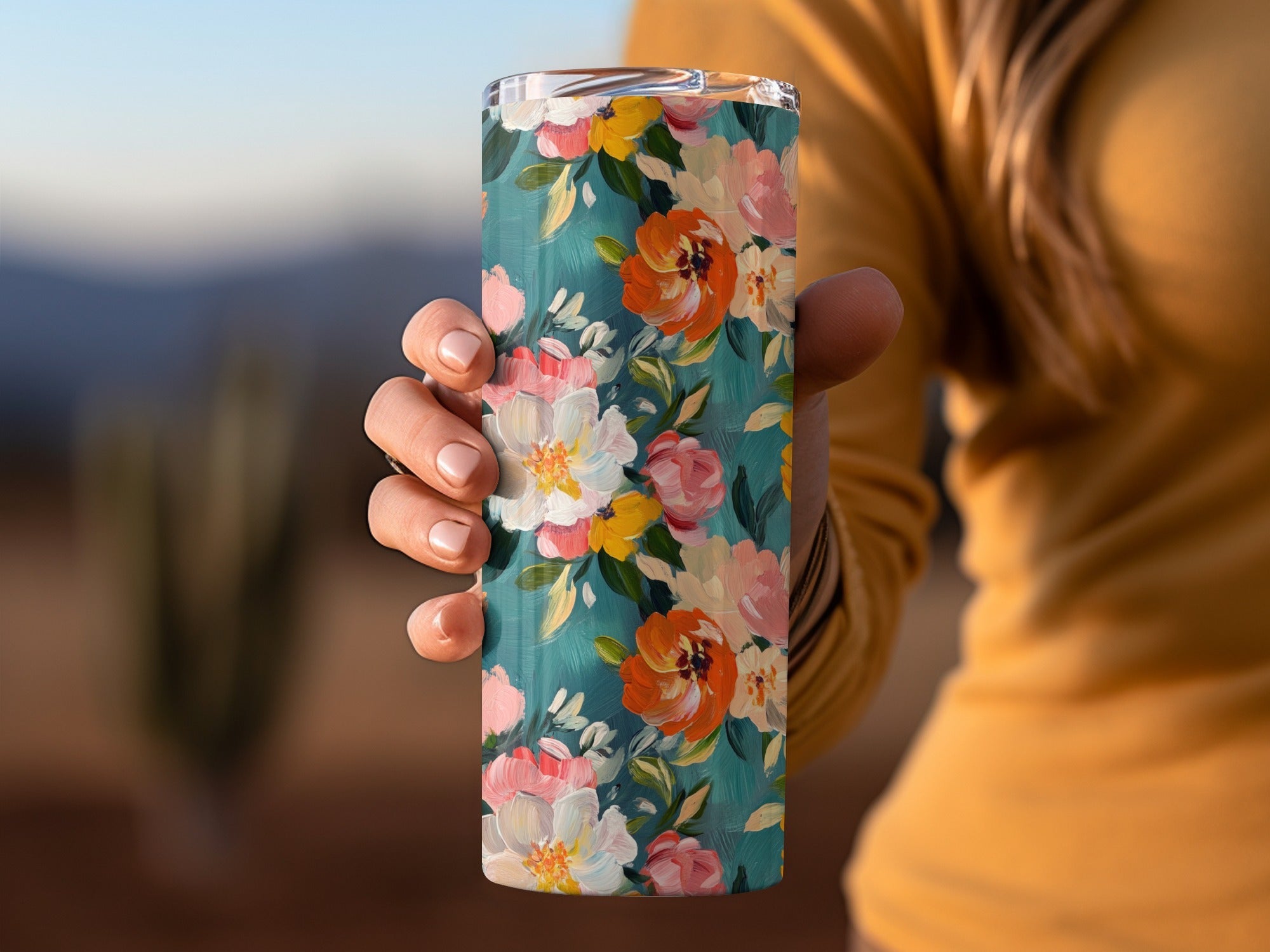 Acrylic Floral Spring Flower Art Seamless Texture - Moore and Mountain