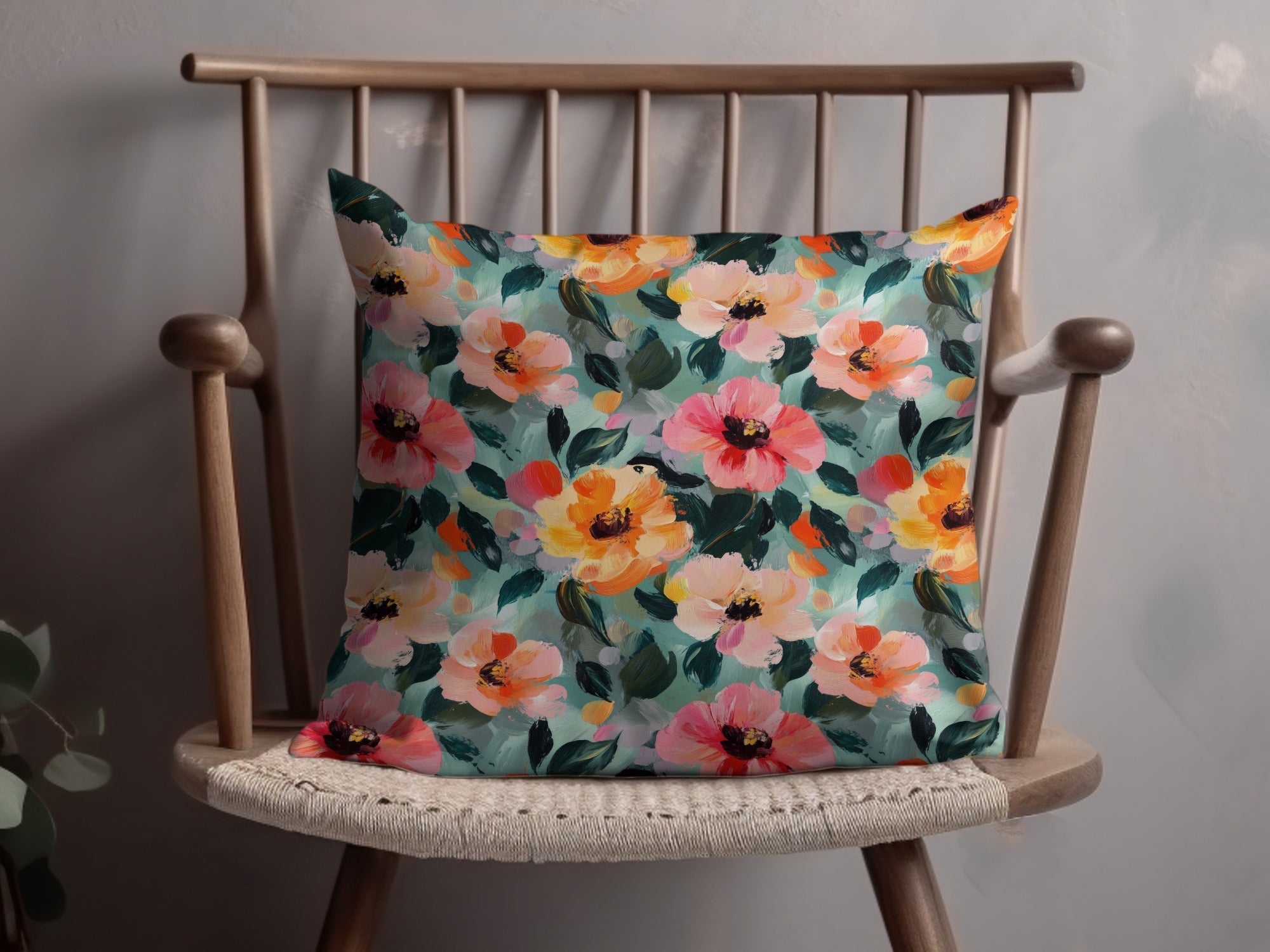 Acrylic Floral Spring Garden Artistic Strokes - Moore and Mountain