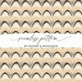 Elegant Beige and Black Seamless Pattern Design