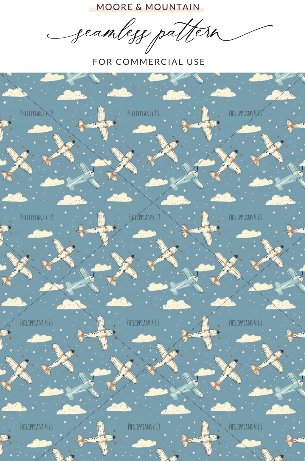 Sky Airplanes Philippians 4:13 product type