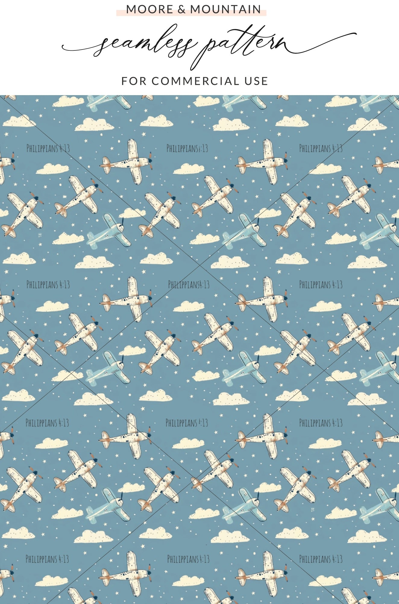 Sky Airplanes Philippians 4:13 product type