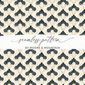 Elegant Black and White Seamless Pattern Design
