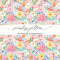 Vibrant Floral Seamless Pattern by Moore and Mountain