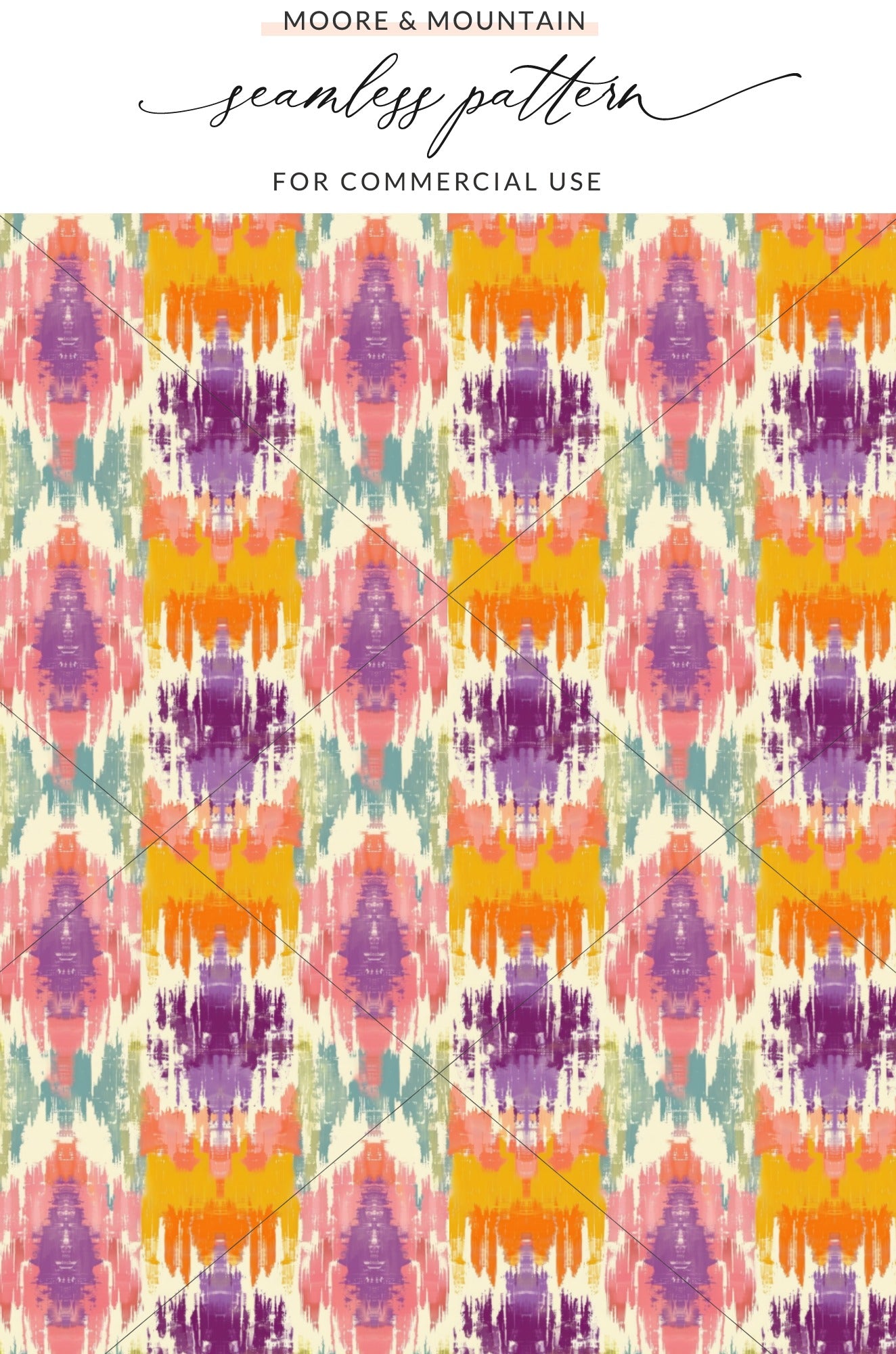 Colorful Seamless Abstract Pattern for Commercial Use