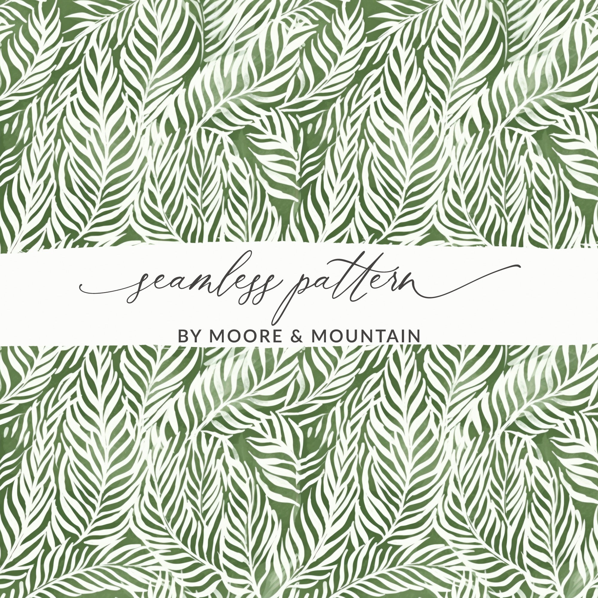 Seamless Pattern by Moore & Mountain Green Design