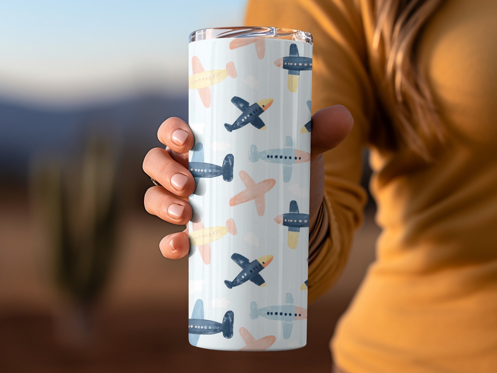 Airplane Digital Paper, Seamless Aviation Pattern, Pastel Airplane Print, Childrens Background, Airplane Seamless Pattern, Kid Digital Paper - Moore and Mountain