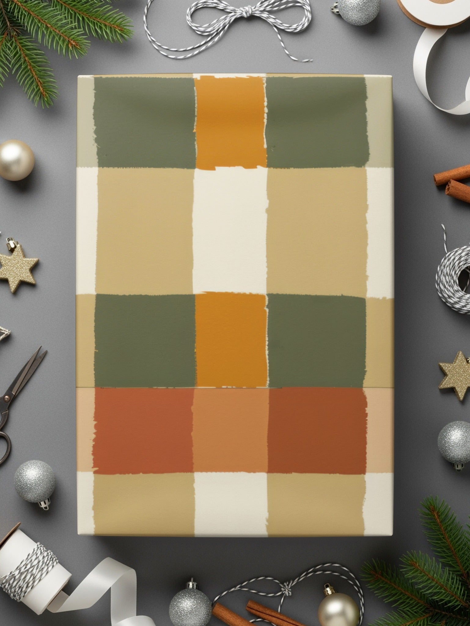 Autumn Plaid Digital Paper, Seamless Pattern, Fall Colors, Commercial Use, Scrapbooking, Fabric Design, Digital Download - Moore and Mountain