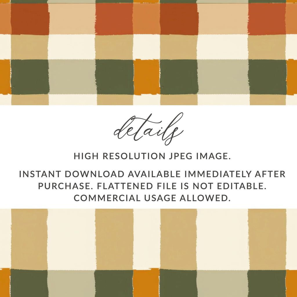 Autumn Plaid Digital Paper, Seamless Pattern, Fall Colors, Commercial Use, Scrapbooking, Fabric Design, Digital Download - Moore and Mountain