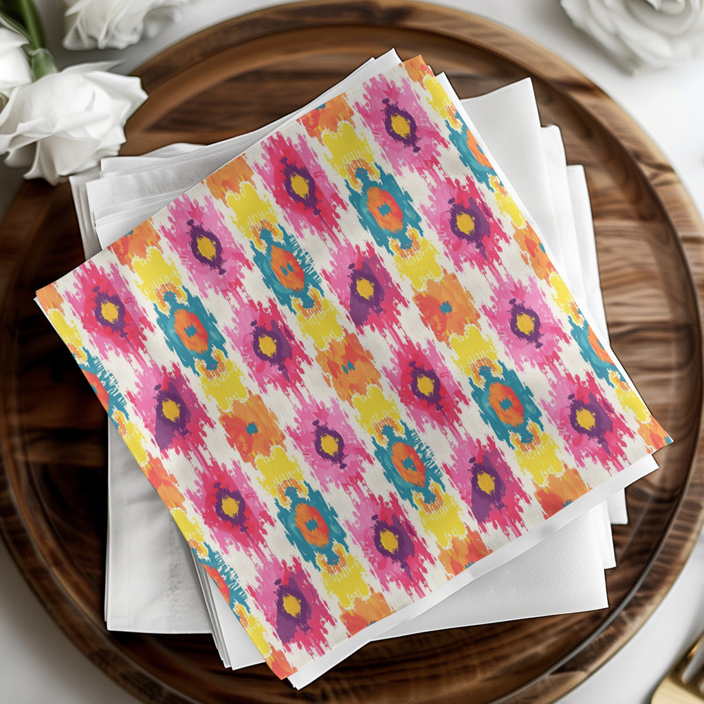 Colorful Abstract Design Pattern Napkin Product