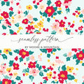Vibrant Floral Seamless Pattern by Moore & Mountain