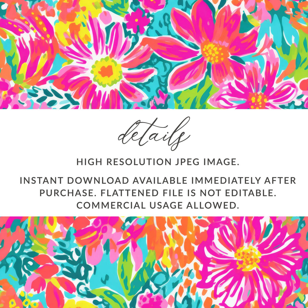 Colorful Floral High Resolution JPEG Image for Download