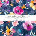 Colorful Floral Seamless Pattern by Moore & Mountain product